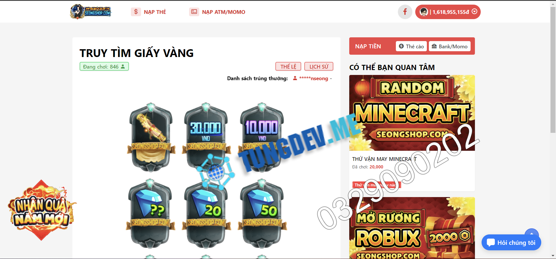 Thiết kế website Tungdev